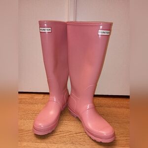 Knee-high Pink Hunter Rain Boots
